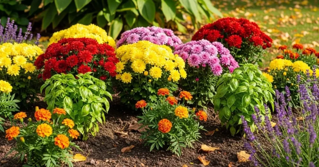 Benefits of Companion Planting with Chrysanthemums