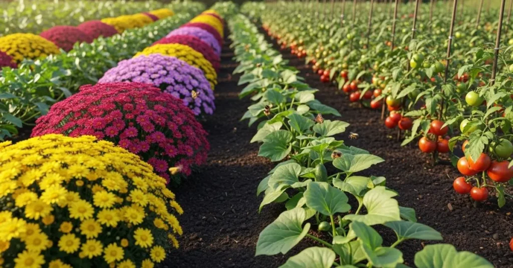 Best Companion Plants for Chrysanthemums in the Vegetable Garden