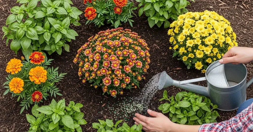 Extra Tips for Thriving Chrysanthemum Companion Planting