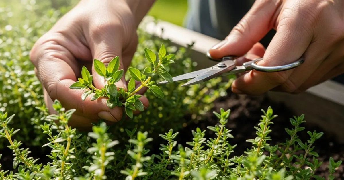 How to Harvest Thyme and Store