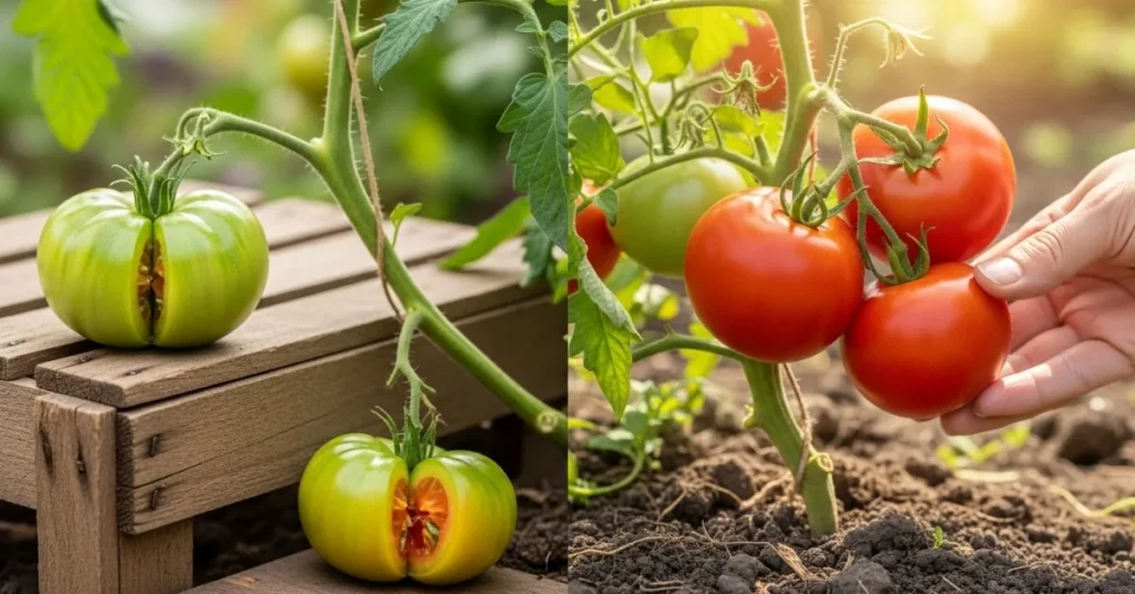 when to pick tomatoes