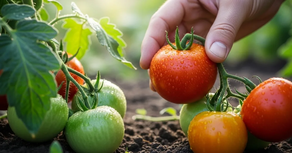 When to Pick Tomatoes