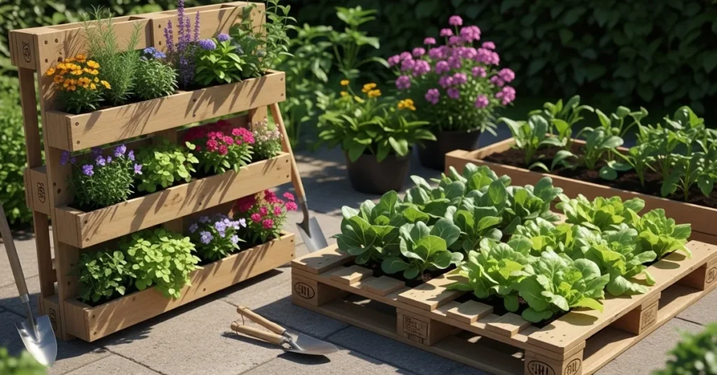 Wooden Pallet Projects for DIY Gardening